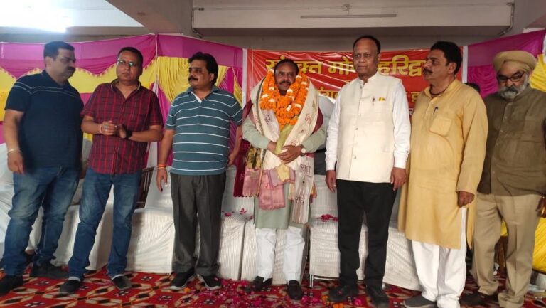 हरिद्वार में ओम प्रकाश जमदग्नि का भव्य स्वागत, व्यापारियों ने चारधाम यात्रा को लेकर उठाईं तीन प्रमुख मांगें