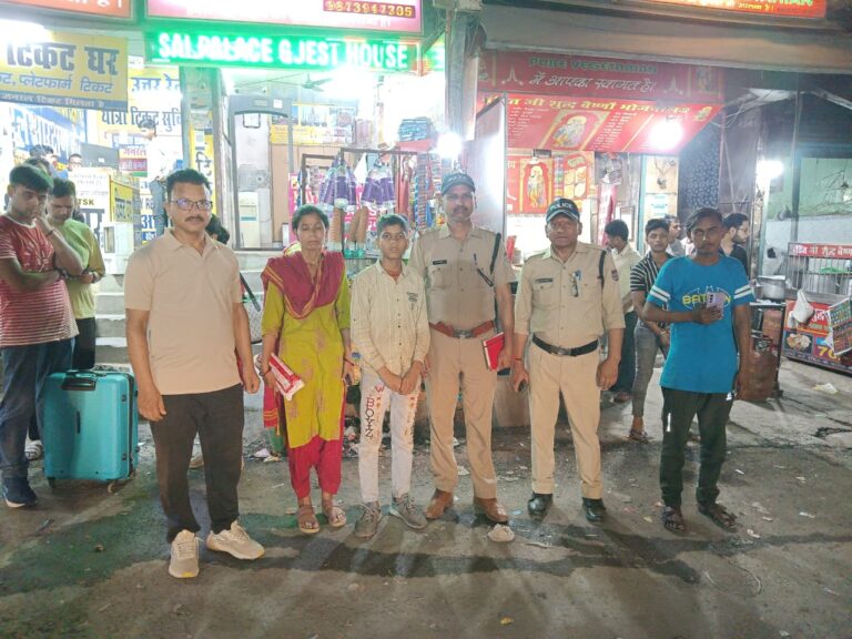 श्यामपुर पुलिस की तेज़ कार्रवाई, 13 वर्षीय बालक को दिल्ली से 6 घंटे में सकुशल बरामद किया