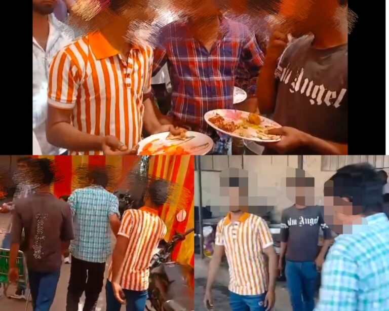 बिन बुलाए शादी में घुसे युवक, ग्रामीणों ने कराई बर्तन सफाई, वीडियो वायरल