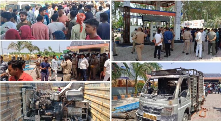 जनरेटर में डीजल की जगह पेट्रोल भरने से लगी भीषण आग, टेंपो और डीजे सिस्टम जलकर राख – बड़ा हादसा टला