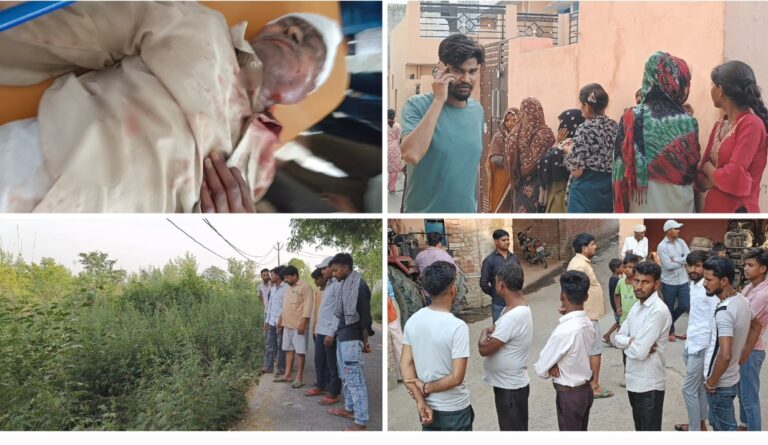 ओसपुर गांव में बुजुर्ग की धारदार हथियार से हत्या, मानसिक रूप से विक्षिप्त आरोपी गिरफ्तार