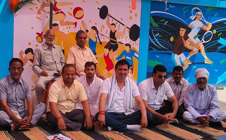 “वंदना कटारिया स्टेडियम नाम बदलने पर बवाल: जनता और कांग्रेस का अनिश्चितकालीन धरना”