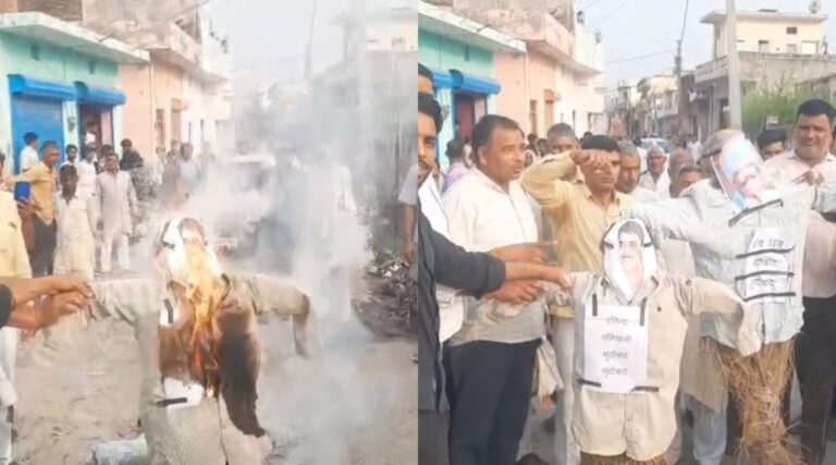 खेड़ी कला में रविंद्र पनियाला और चैंपियन के खिलाफ प्रदर्शन, ग्रामीणों ने दी चुनाव बहिष्कार की चेतावनी