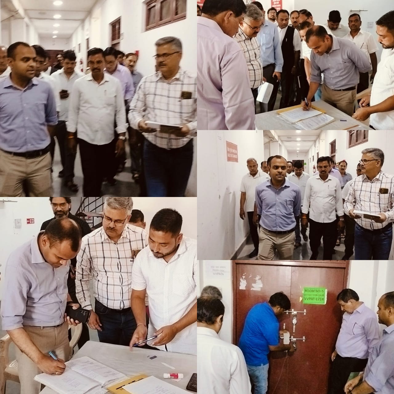 जिलाधिकारी ने EVM-VVPAT वेयरहाउस का किया निरीक्षण, सुरक्षा व्यवस्था पाई गई दुरुस्त