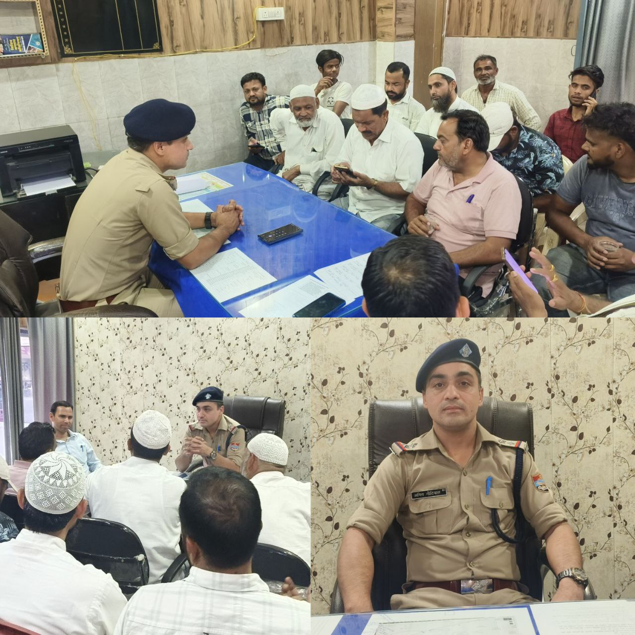 हरिद्वार के एसपी प्रमेंद्र डोभाल के निर्देश पर बहादराबाद में शांति समिति की बैठक आयोजित, त्योहार को शांतिपूर्ण मनाने की अपील