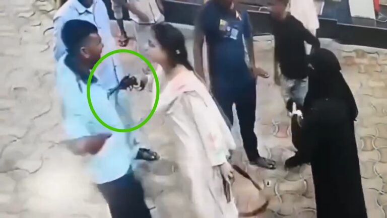 सीएनजी विवाद में युवती ने पेट्रोल पंप कर्मचारी पर तानी रिवॉल्वर, धमकी का वीडियो वायरल