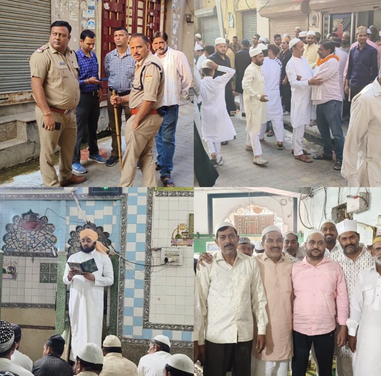 “अकीदत के साथ अदा हुई ईद-उल-अजहा (बकरीद) की नमाज सकुशल सम्पन्न, बहादराबाद सहित हर क्षेत्र में तैनात रहा पुलिस बल