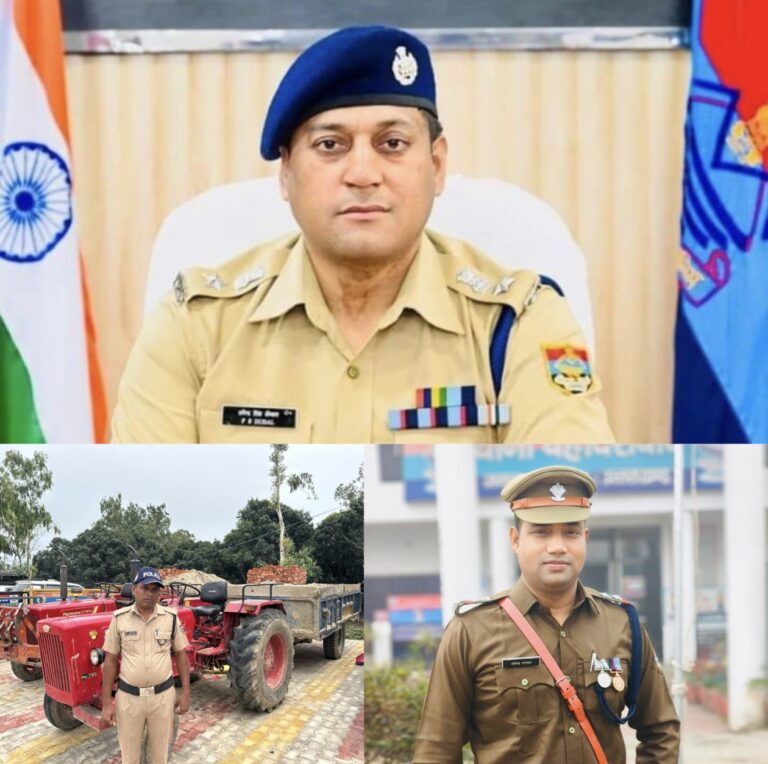बहादराबाद पुलिस की बड़ी कार्यवाही: अवैध खनन में दो ट्रैक्टर-ट्रॉली सीज