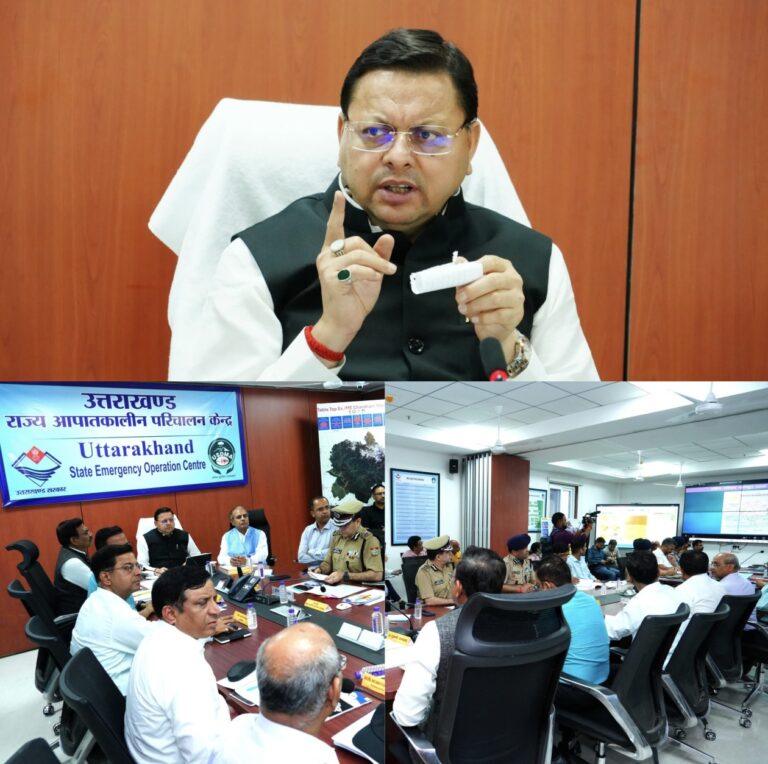 मानसून से पहले धामी सरकार अलर्ट मोड में: 15 मिनट में मौके पर JCB और मेडिकल इमरजेंसी को लेकर विशेष तैयारी