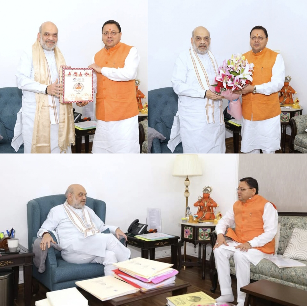 मुख्यमंत्री ने गृह मंत्री से की मुलाकात, साइबर सेंटर, आपदा प्रबंधन और निवेश उत्सव को लेकर किए अहम अनुरोध