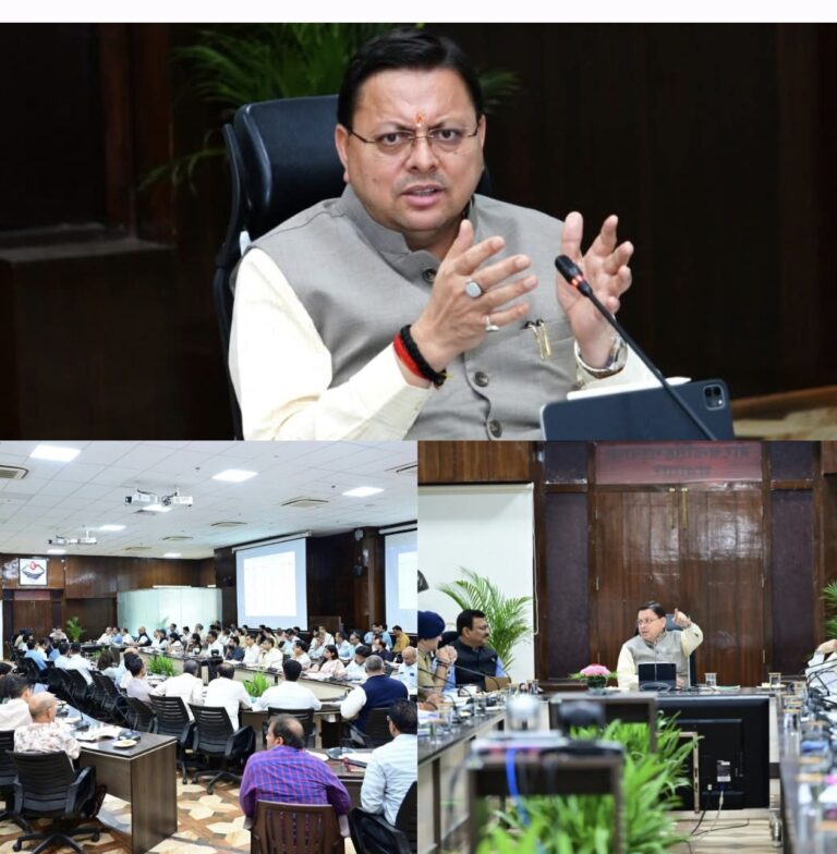 सीएम धामी की सीएम हेल्पलाइन 1905 पर सख्ती: लंबित शिकायतों पर विशेष अभियान, तहसील-थाना दिवस की घोषणा
