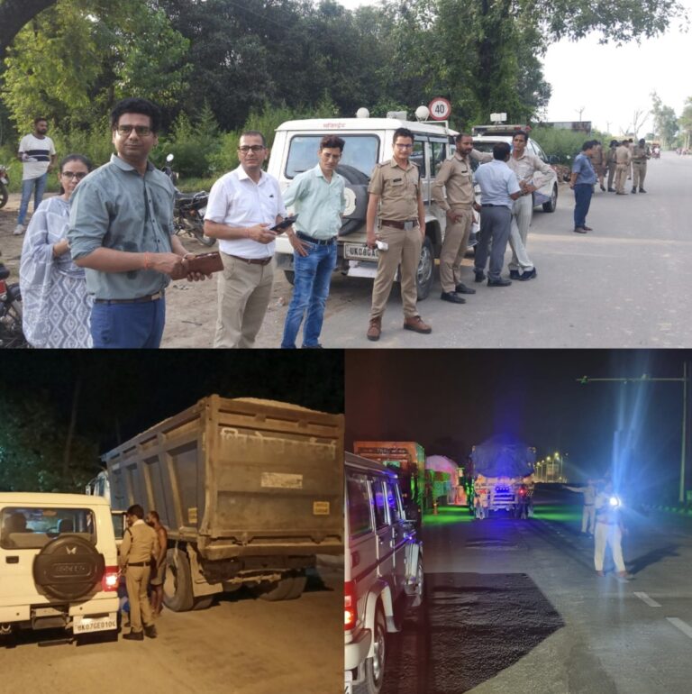“हरिद्वार में ट्रैफिक नियमों पर डीएम मयूर दीक्षित का सख्त एक्शन – एक हफ्ते में 1819 चालान, ₹15.36 लाख की वसूली, 103 वाहन सीज़”