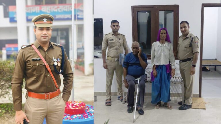 थाना बहादराबाद पुलिस की संवेदनशीलता ने रच दिया इंसानियत का उदाहरण: जंगल में भटकी बुजुर्ग महिला को सुरक्षित परिजनों से मिलवाया, भावुक हुए परिजन