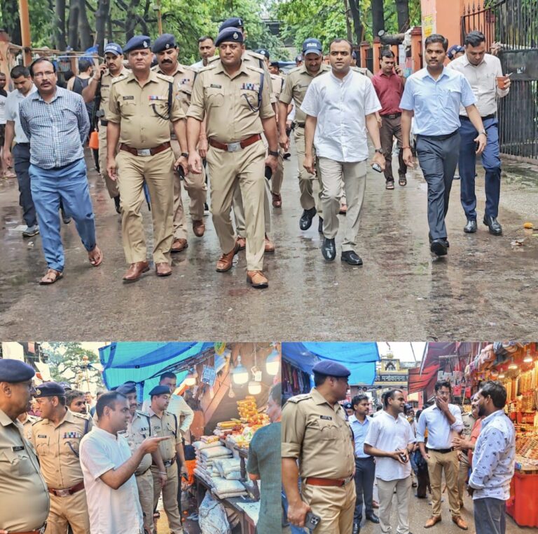 हरिद्वार में अतिक्रमण पर प्रशासन का बड़ा एक्शन: डीएम-एसएसपी ने हरकी पौड़ी से मनसा देवी तक किया पैदल निरीक्षण, अवैध दुकानों, वाहन पार्किंग और झूलते तारों को हटाने के दिए सख्त निर्देश