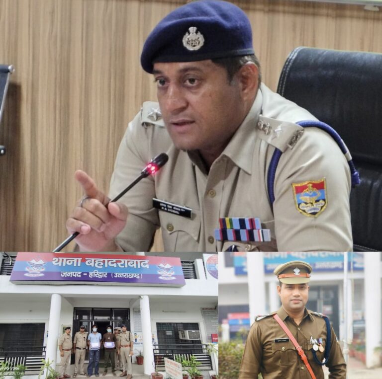 “हरिद्वार में ‘ऑपरेशन लगाम’ की बड़ी सफलता — एक अवैध तमंचा 315 बोर का, दो जिंदा कारतूस समेत दो युवक गिरफ्तार”