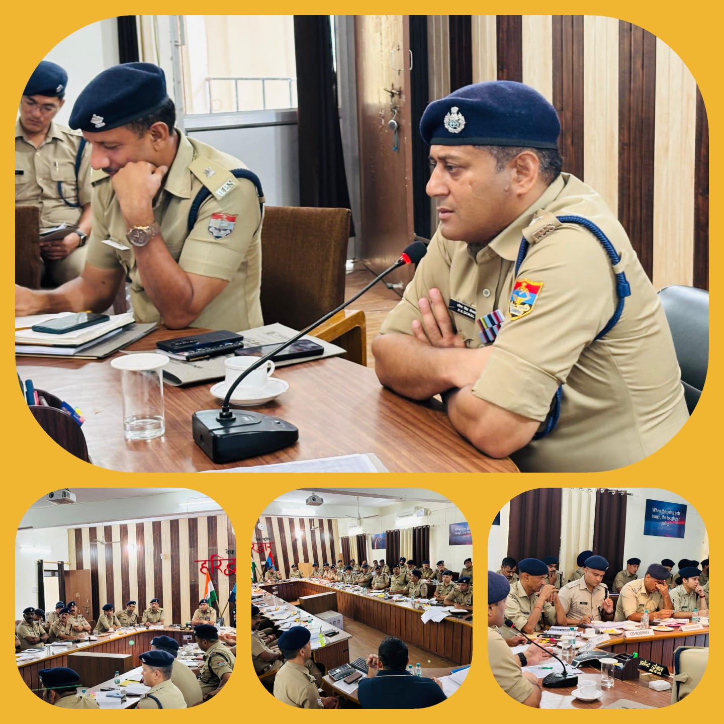 एसएसपी डोबाल की अपराध समीक्षा बैठक में लापरवाह थानेदारों पर गिरी गाज। लंबित विवेचनाओं के जल्द निस्तारण और अपराधियों पर कड़ी कार्रवाई के दिए निर्देश। ऑपरेशन कालनेमी, महिला शव शिनाख्त अभियान और उर्स मेले की सुरक्षा पर खास फोकस।