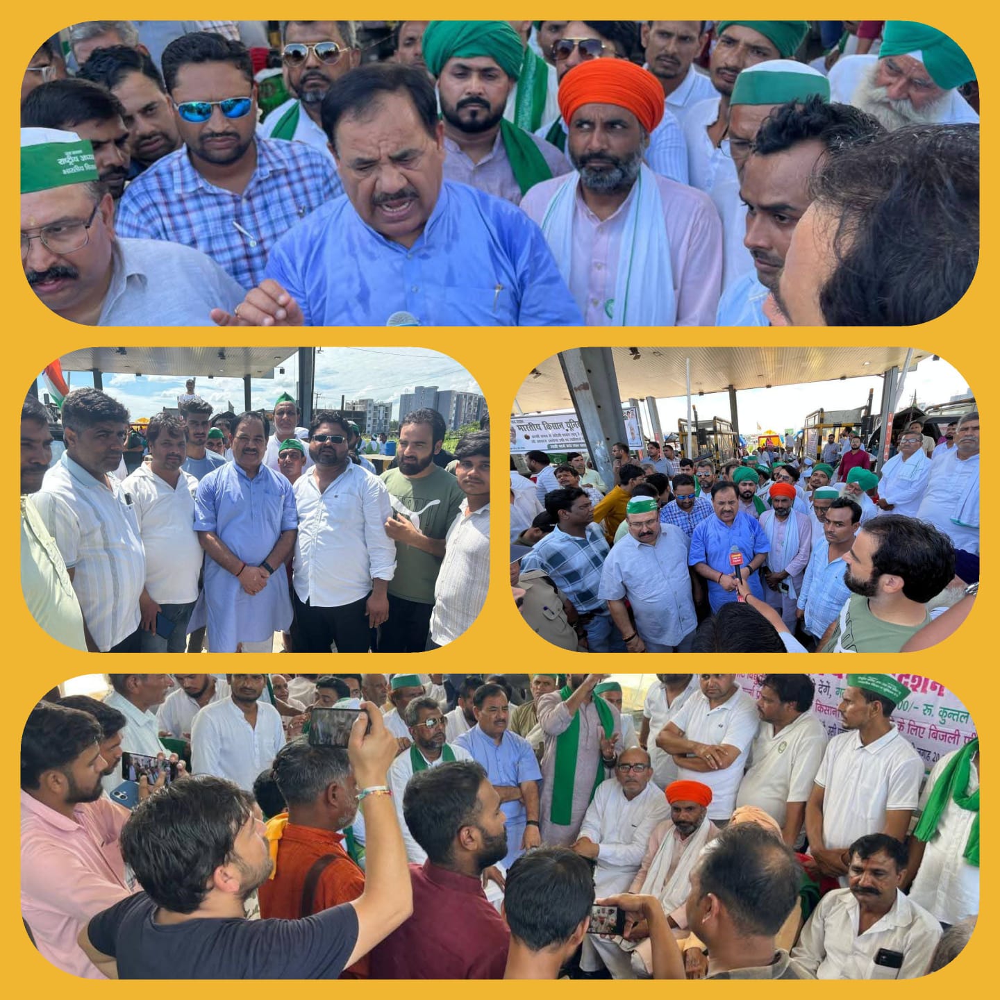 “पूर्व कैबिनेट मंत्री डॉ. हरक सिंह रावत का हरिद्वार आगमन पर भव्य स्वागत, बहादराबाद टोल प्लाजा धरना स्थल पर पहुँचकर किसानों को दिया मजबूत समर्थन – फल वितरण कर जताई संवेदना, कांग्रेस पदाधिकारियों संग किया किसानों की लड़ाई में हर संभव मदद का ऐलान”