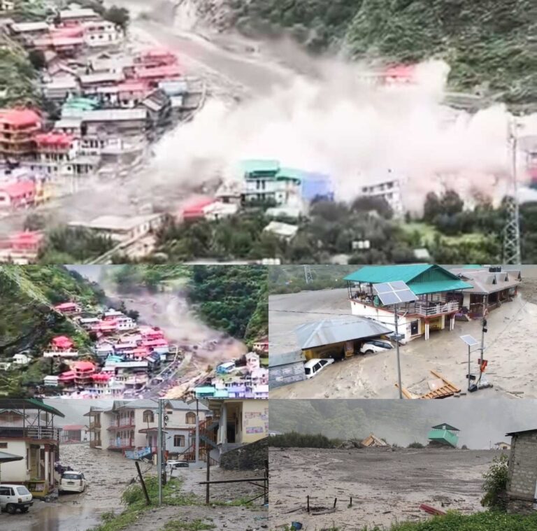 उत्तराखंड में कुदरत का कहर: उत्तरकाशी के थराली गांव में बादल फटने से तबाही, दर्जनों लापता, घर जमींदोज, सीएम धामी की सख्त निगरानी में राहत-बचाव अभियान तेज