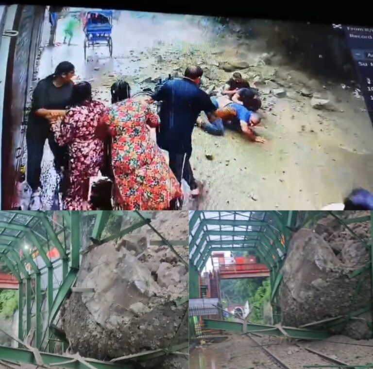 हरिद्वार में मनसा देवी पहाड़ से गिरा मलबा: बाल-बाल बचे बाइक सवार, रेलवे ट्रैक पर टला बड़ा हादसा, मूसलधार बारिश से जनजीवन अस्त-व्यस्त