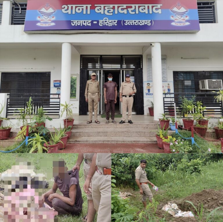 बहादराबाद थाना पुलिस की बड़ी कार्रवाई: 100 किलो गोमांस और गौकशी उपकरणों के साथ एक आरोपी गिरफ्तार, एक फरार, मौके से गाय के अवशेष बरामद