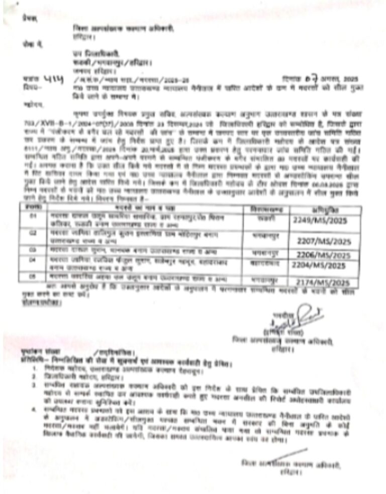 हाईकोर्ट के निर्देश पर बड़ी राहत: उत्तराखंड में आठ अरबी मदरसों की सील हटाई गई, पढ़ाई शुरू करने की अनुमति, तीन मदरसों को शपथ पत्र के बाद ही मिलेगी मंजूरी