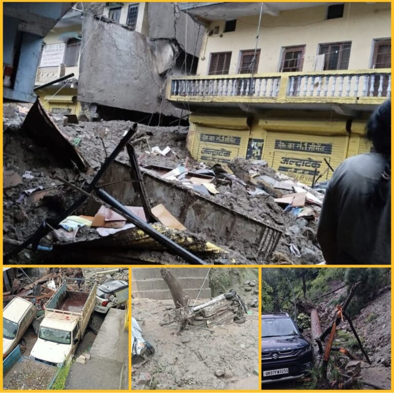 “चमोली के थराली में बादल फटने से तबाही: मलबे में दबी जिंदगियां, सड़कें बंद और गांवों में हाहाकार”