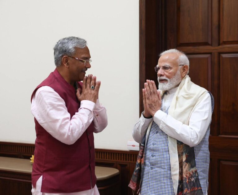 “गरीब कल्याण से वैश्विक नेतृत्व तक मोदी जी का यशस्वी सफर – हरिद्वार सांसद त्रिवेन्द्र सिंह रावत ने जन्मदिन पर दी बधाई”