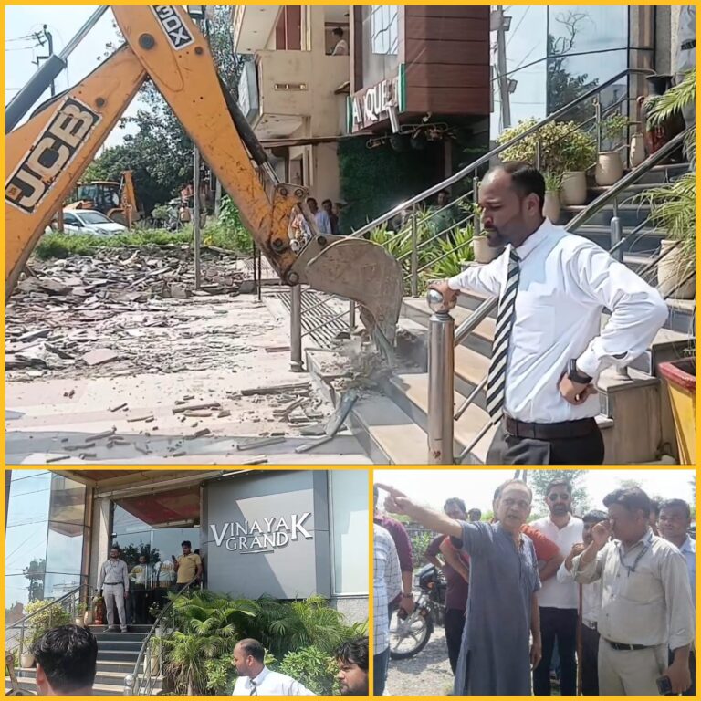 शिवालिक नगर-हरिद्वार मार्ग पर प्रशासन की बड़ी कार्रवाई, होटलों-दुकानों के सामने बने अवैध निर्माण जमींदोज, सड़क चौड़ीकरण का रास्ता साफ