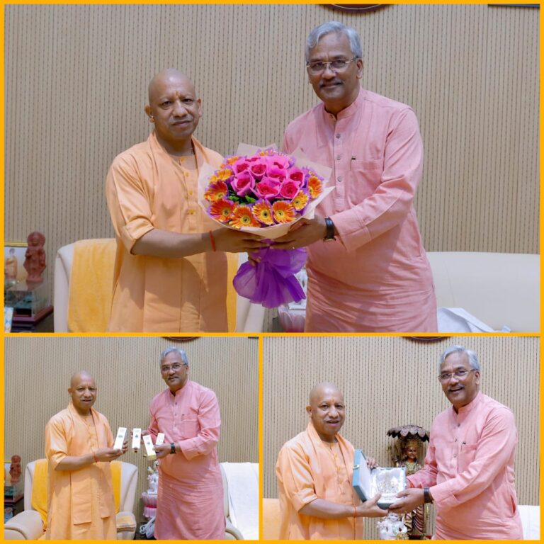 त्रिवेंद्र की बड़ी पहल: किसानों की सिंचाई से लेकर युवाओं की शिक्षा तक, योगी से मिले सांसद ने रखीं तीन अहम मांगें