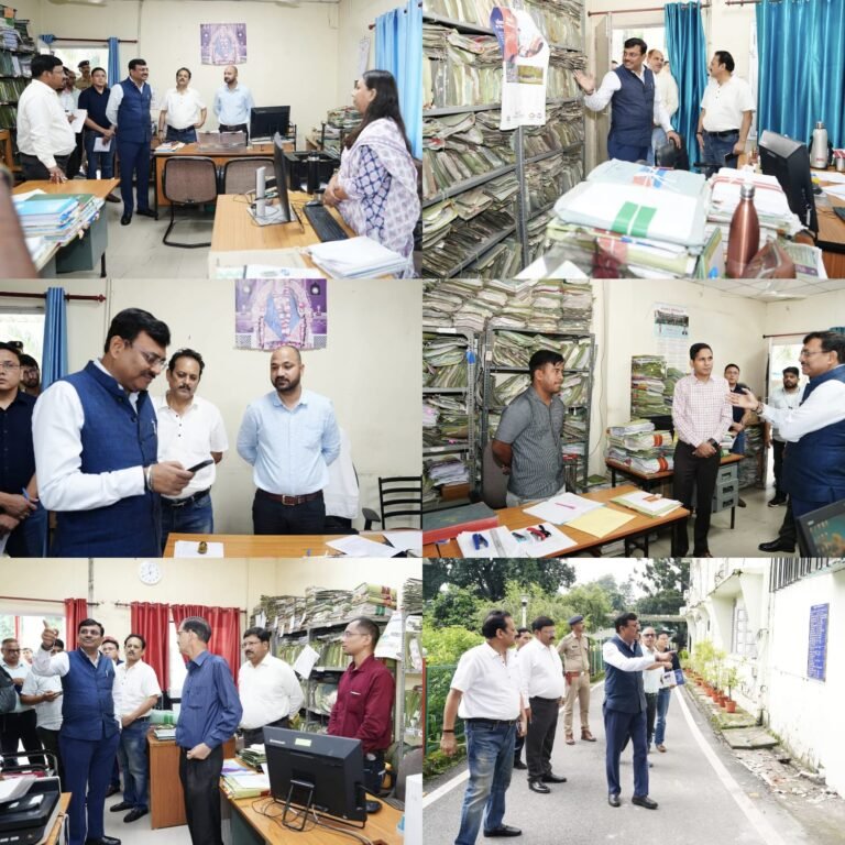 मुख्य सचिव के कड़े तेवर: एक माह में फाइलों का सफाया, रिकॉर्ड रूम बनाने और 12 पोटा केबिन खड़े करने के सख्त आदेश, सचिवालय परिसर की व्यवस्थाओं पर चला निरीक्षण का डंडा