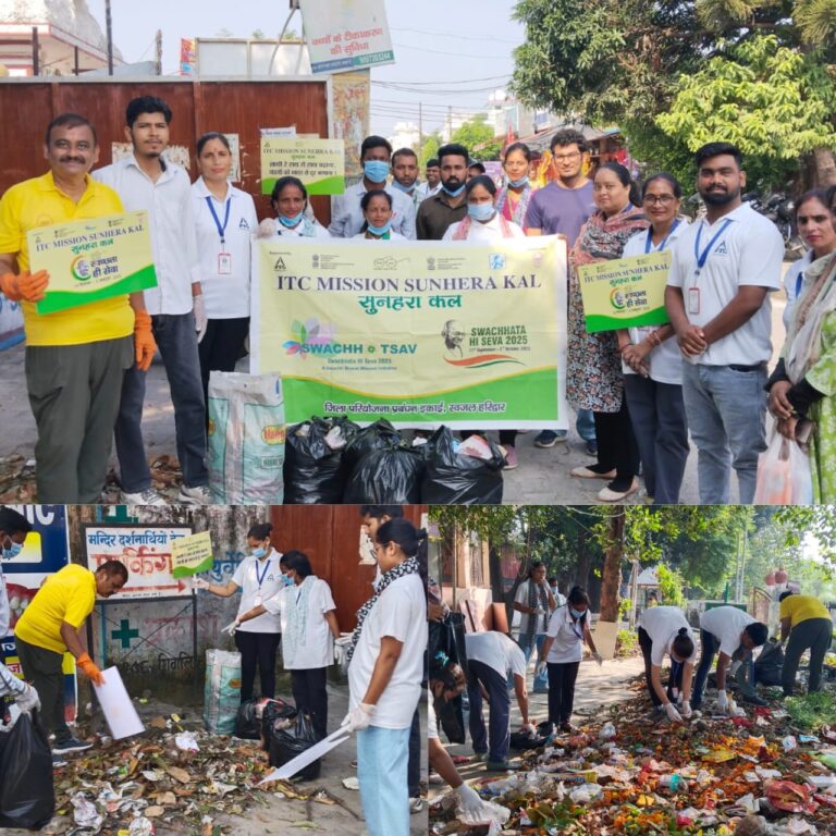 “आईटीसी मिशन सुनहरा कल के तहत शिव मंदिर हरिद्वार में स्वच्छ उत्सव 2025, प्लास्टिक-फ्री देवालय की पहल और श्रद्धालुओं ने ली स्वच्छता शपथ”
