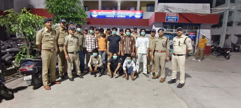 ज्वालापुर में सांप्रदायिक सौहार्द बिगाड़ने की कोशिश नाकाम, 9 शरारती युवक गिरफ्तार – पुलिस ने कहा, अब बख्शा नहीं जाएगा माहौल बिगाड़ने वालों को!