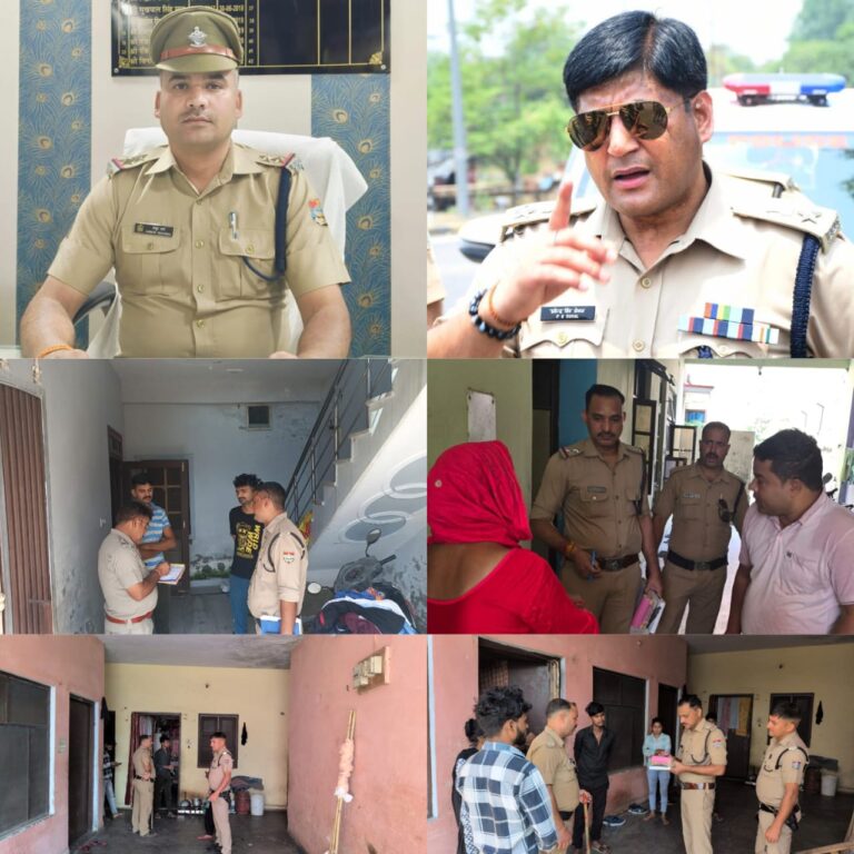 “बहादराबाद पुलिस की सख्ती! बिना सत्यापन रह रहे बाहरी लोगों पर गरजी कानून की गाज, 6 मकान मालिक चढ़े पुलिस एक्ट की जद में – वसूले गए 60 हजार जुर्माना”