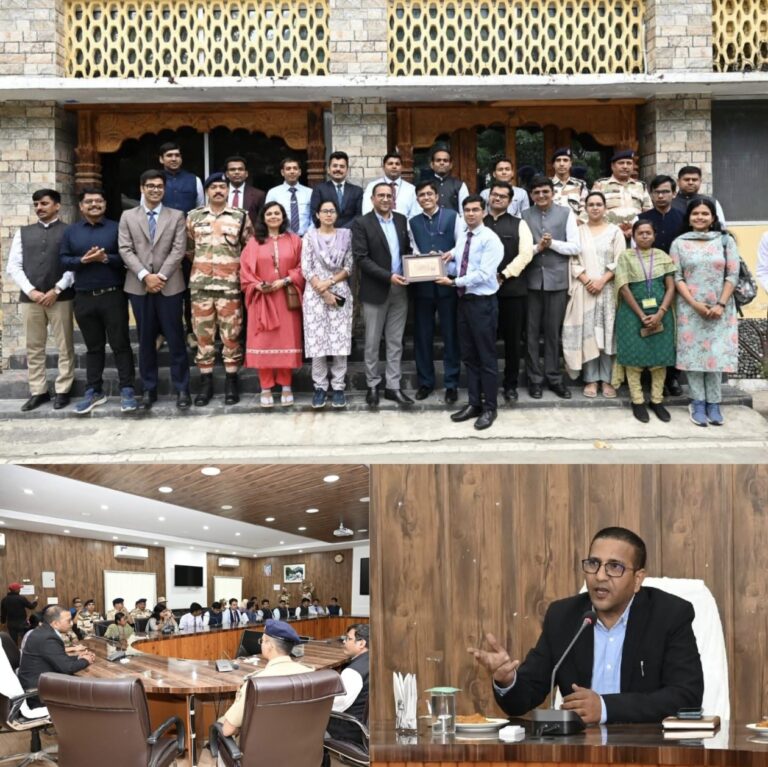 डीएम प्रशांत आर्य ने प्रशिक्षु आईएएस संग किया संवाद: कहा– सस्टेनेबल डेवलेपमेंट अब लक्ष्य नहीं, प्रशासनिक सोच का अहम हिस्सा, नवाचार और जनसहभागिता से होगा विकास का नया अध्याय!