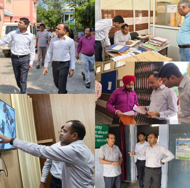 हरिद्वार डीएम मयूर दीक्षित का सख्त तेवर! — बहादराबाद विकास खंड में औचक निरीक्षण, फाइलों से लेकर मैदान तक मापी गई कार्य गुणवत्ता, लापरवाह अधिकारियों को दी कड़ी चेतावनी, बोले “गड़बड़ी मिली तो होगी सख्त कार्रवाई!”