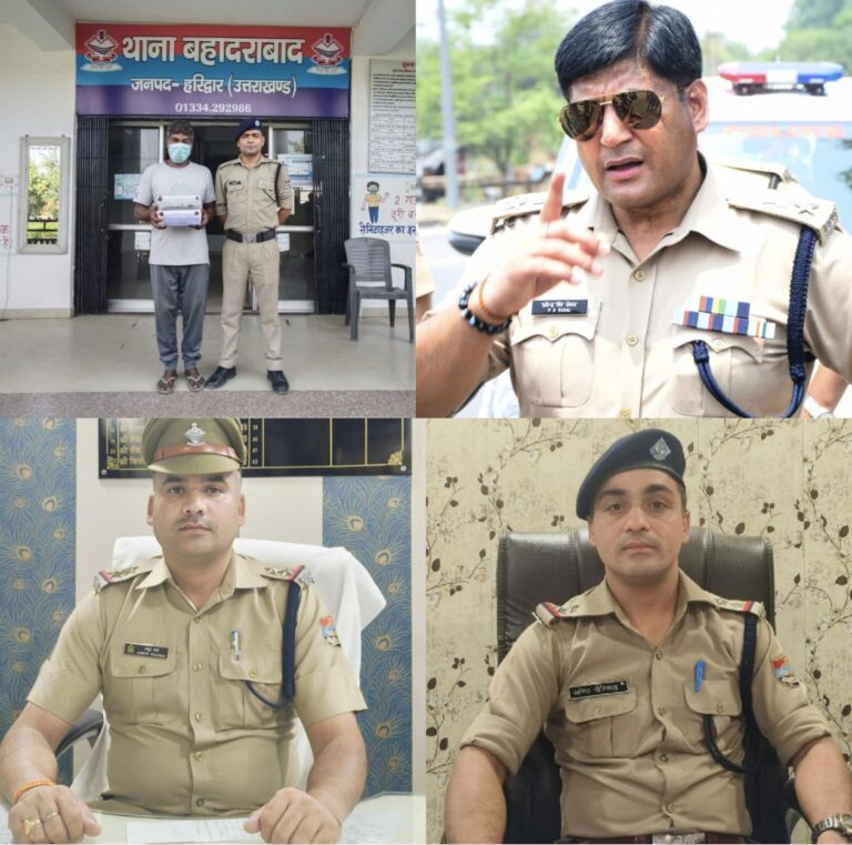 बहादराबाद पुलिस का बड़ा एक्शन: SSP डोबाल के निर्देशों पर चैकिंग में मिली धमाकेदार सफलता, स्कूटी सवार बदमाश तमंचा-कारतूस समेत दबोचा
