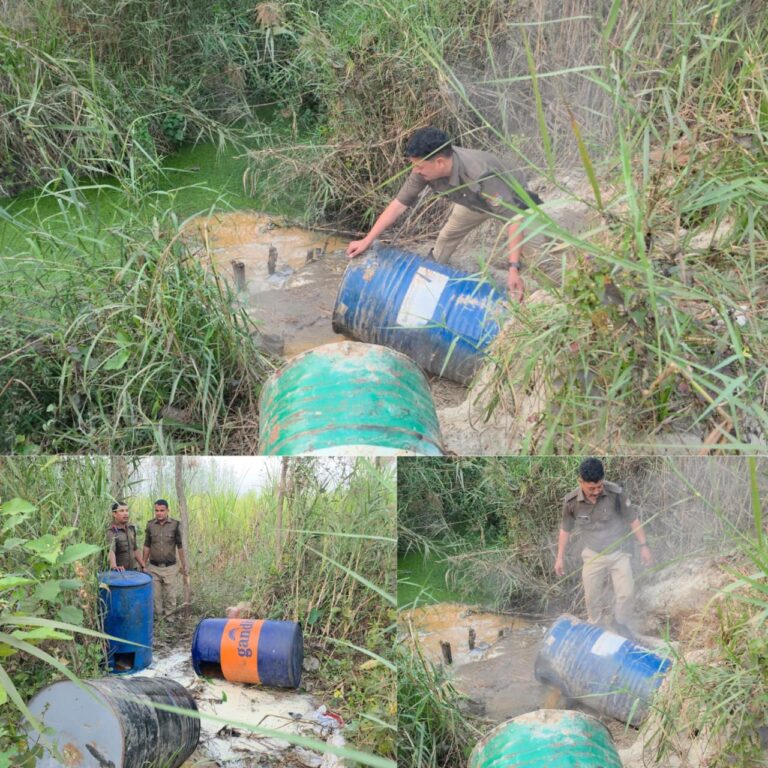 “थाना बहादराबाद पुलिस का जंगलों में ताबड़तोड़ अभियान! 5000 लीटर अवैध लाहन व शराब बनाने के उपकरण नष्ट – कच्ची शराब माफियाओं में मचा हड़कंप, चारों ओर छापेमारी से हाहाकार!”