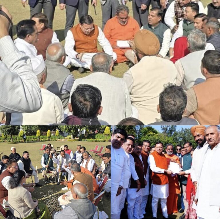 “गन्ना किसानों संग धरातल पर उतरे CM धामी: गन्ना मूल्य बढ़ोतरी जल्द, बकाया भुगतान पर भी बड़ा ऐलान—किसानों की चौपाल में सीएम ने चुसा गन्ना, सुनी हर बात”