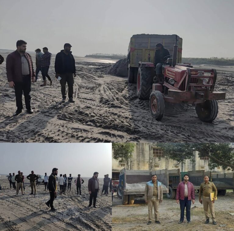 “अवैध खनन पर सबसे बड़ा वार: DM के सख्त एक्शन में लक्सर से धड़ाधड़ 7 ट्रैक्टर-ट्राली जब्त, राजस्व चोरी करने वालों में मचा हड़कंप!”