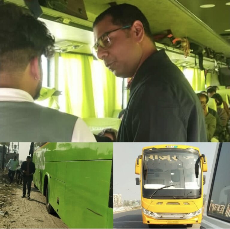 “एआरटीओ निखिल शर्मा की सख़्त अगुवाई में बड़ा एक्शन: ऑल इंडिया परमिट बसों पर चला तगड़ा शिकंजा, चार बसें मौके पर ही सीज़”