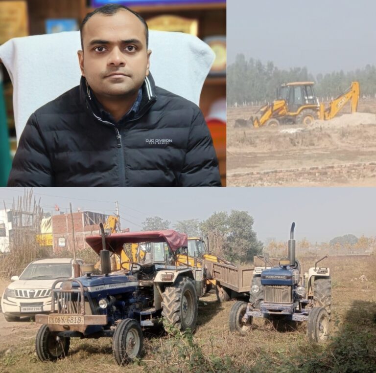 “खनन माफिया पर प्रशासन का करारा प्रहार: डीएम मयूर दीक्षित के सख्त निर्देशों पर सलेमपुर में बड़ी कार्रवाई, 2 जेसीबी व 2 ट्रैक्टर-ट्रॉली सीज”