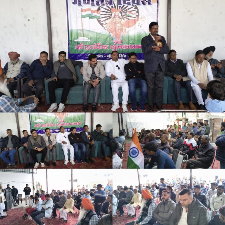 शिवालिक नगर वार्ड नंबर 5 में राष्ट्रभक्ति का महासंगम: मोहन राणा के आवास पर राजवीर चौहान की गरिमामयी मौजूदगी में देशभक्ति गीतों, संविधान चर्चा और जनउत्साह के साथ धूमधाम से मना गणतंत्र दिवस