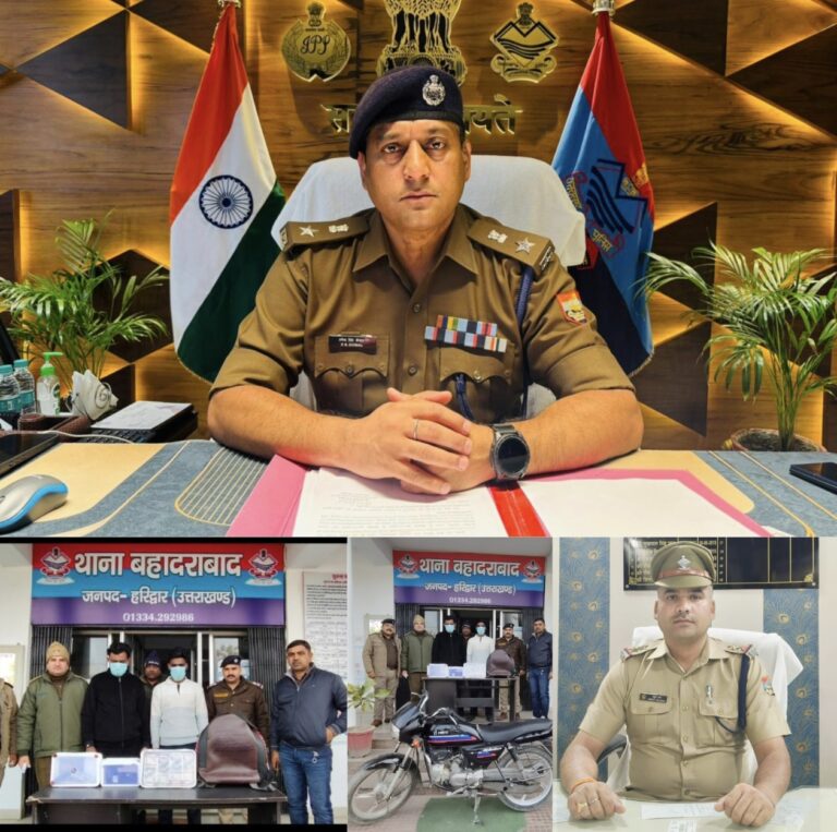 “कप्तान डोबाल की सख़्ती से कांपे बदमाश तमंचे के बल पर सेल्समैन से लूट करने वाला अन्तर्राज्यीय गिरोह धराया, लाखों की नकदी व हथियार बरामद”