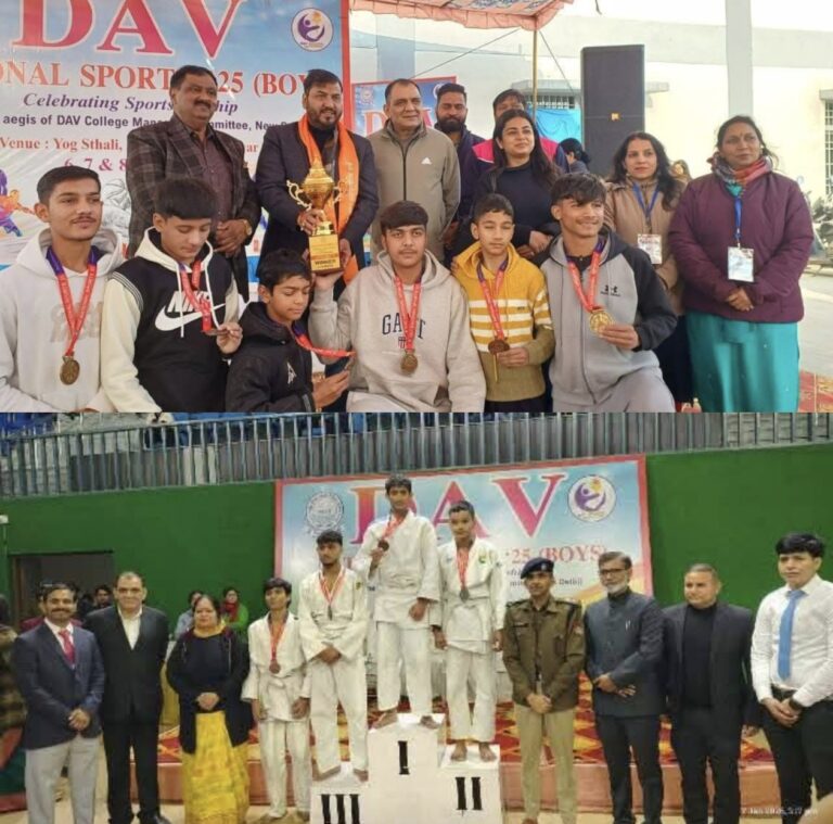 “खेलों के महाकुंभ में जोश का तूफान: डीएवी राष्ट्रीय खेलों में 18 राज्यों के 4000 खिलाड़ियों का दमदार प्रदर्शन, हर मुकाबले में दिखी जीत की जिद”