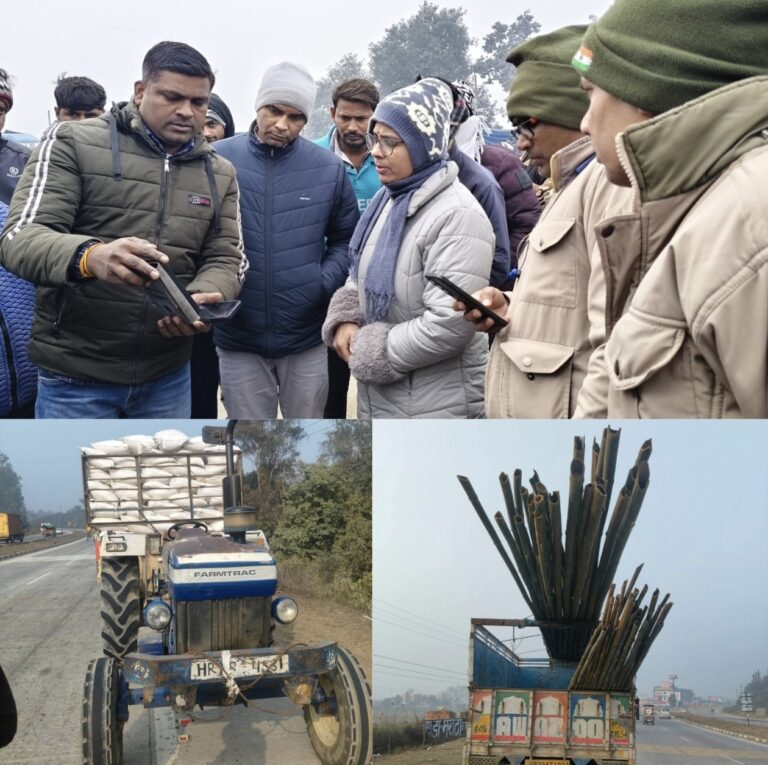 “नेहा झा की सख्ती से मचा हड़कंप: श्यामपुर में यातायात नियम तोड़ने वालों पर परिवहन विभाग का ताबड़तोड़ एक्शन, 35 चालान–5 वाहन सीज”