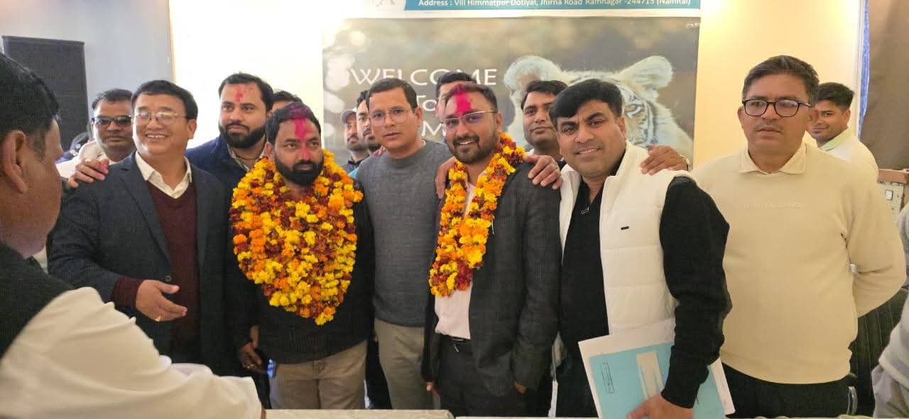 “रामनगर में गूंजा लोकतंत्र का स्वर: योगेश भारती बने प्रांतीय अध्यक्ष, विनीत कुमार गौड़ संभालेंगे महामंत्री पद — ग्राम पंचायत विकास अधिकारी एसोसिएशन उत्तराखंड के द्विवार्षिक चुनाव में नई टीम का दमदार आगाज़”