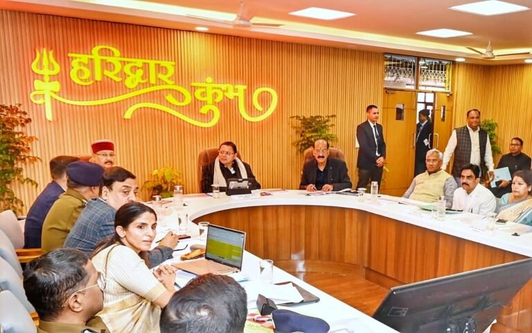 “हरिद्वार में सजेगा आस्था का महासागर: पुष्कर सिंह धामी का संकल्प—कुंभ 2027 होगा अब तक का सबसे दिव्य, भव्य और ऐतिहासिक आयोजन, श्रद्धालुओं की सुरक्षा-सुविधा पर सरकार का फुल फोकस”