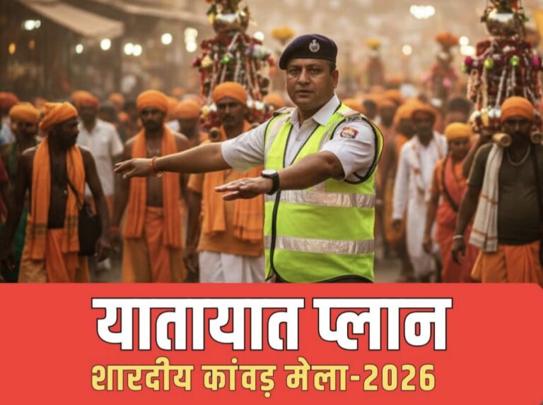 “शारदीय कांवड़ मेला–महाशिवरात्रि 2026। हरिद्वार में यातायात का सुव्यवस्थित प्लान तैयार 05 फरवरी से 15 फरवरी तक लागू रहेगा ट्रैफिक डायवर्जन, श्रद्धालुओं की सुविधा और सुरक्षा पर विशेष जोर”