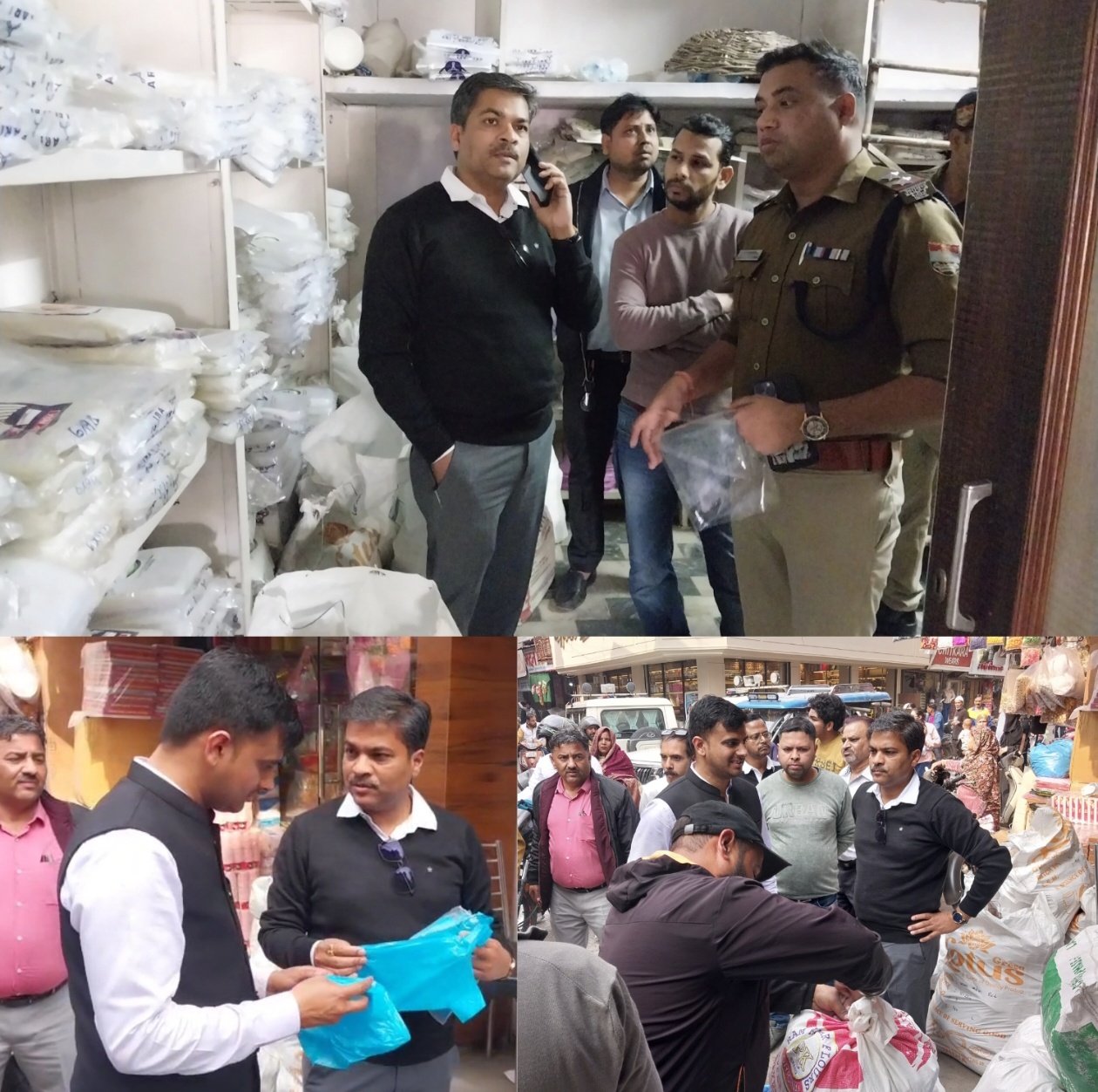 “प्लास्टिक माफियाओं पर चला प्रशासन का डंडा: ज्वालापुर के एवरग्रीन पॉलिपैक पर छापा, 6 कुंतल बैन पॉलीथिन जब्त, एक लाख का भारी चालान”