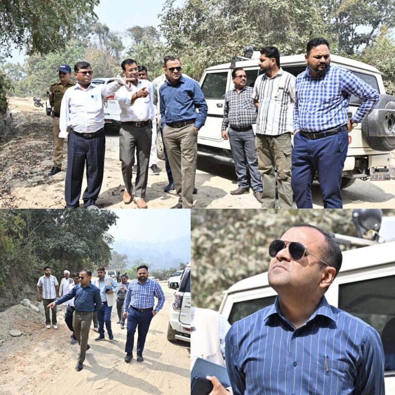 “चारधाम यात्रा से पहले हरिद्वार प्रशासन अलर्ट: जिलाधिकारी मयूर दीक्षित ने मनसा देवी हिल बाईपास व पैदल मार्ग का किया औचक निरीक्षण, निर्माण कार्यों में तेजी और गुणवत्ता से समझौता न करने के दिए सख्त निर्देश”